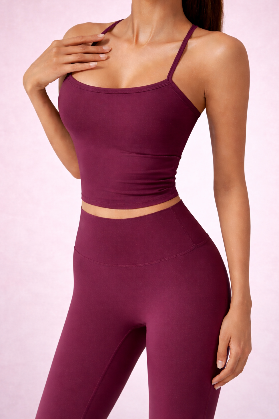 Ensemble Berry Crush coloris burgundy