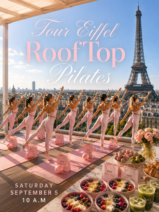 NEXT EVENT : Tour Eiffel Roof Top Pilates ~ Coming soon