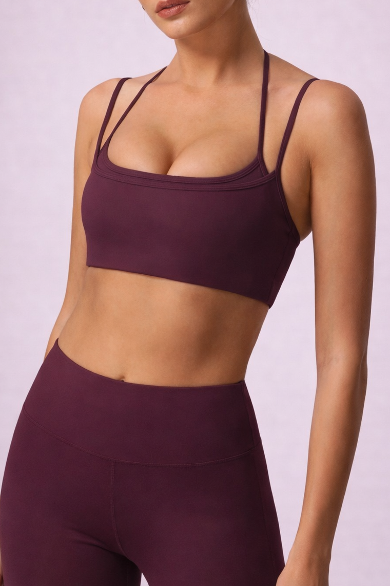 Brassière Aphrodite coloris burgundy