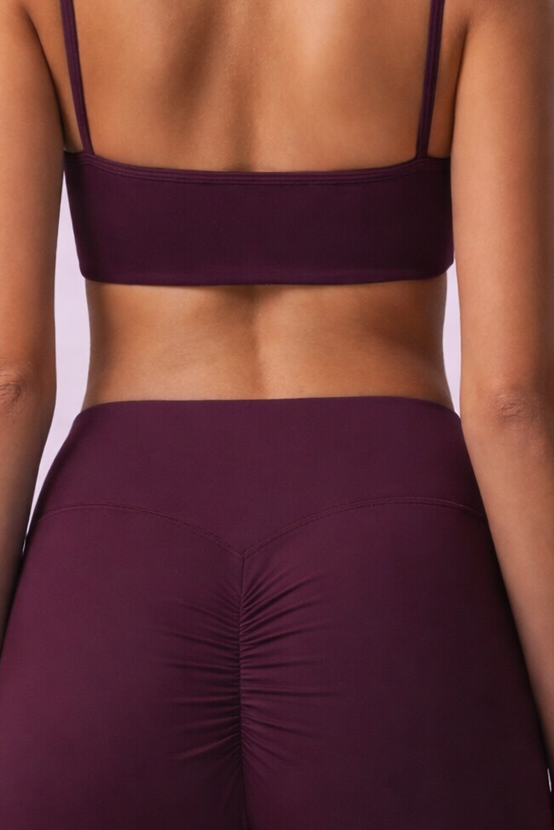 Legging Aphrodite coloris burgundy