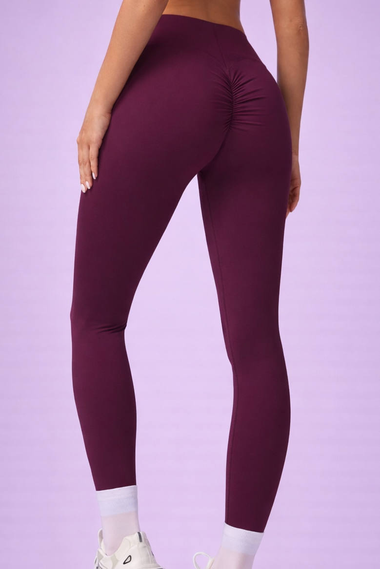 Legging Aphrodite coloris burgundy