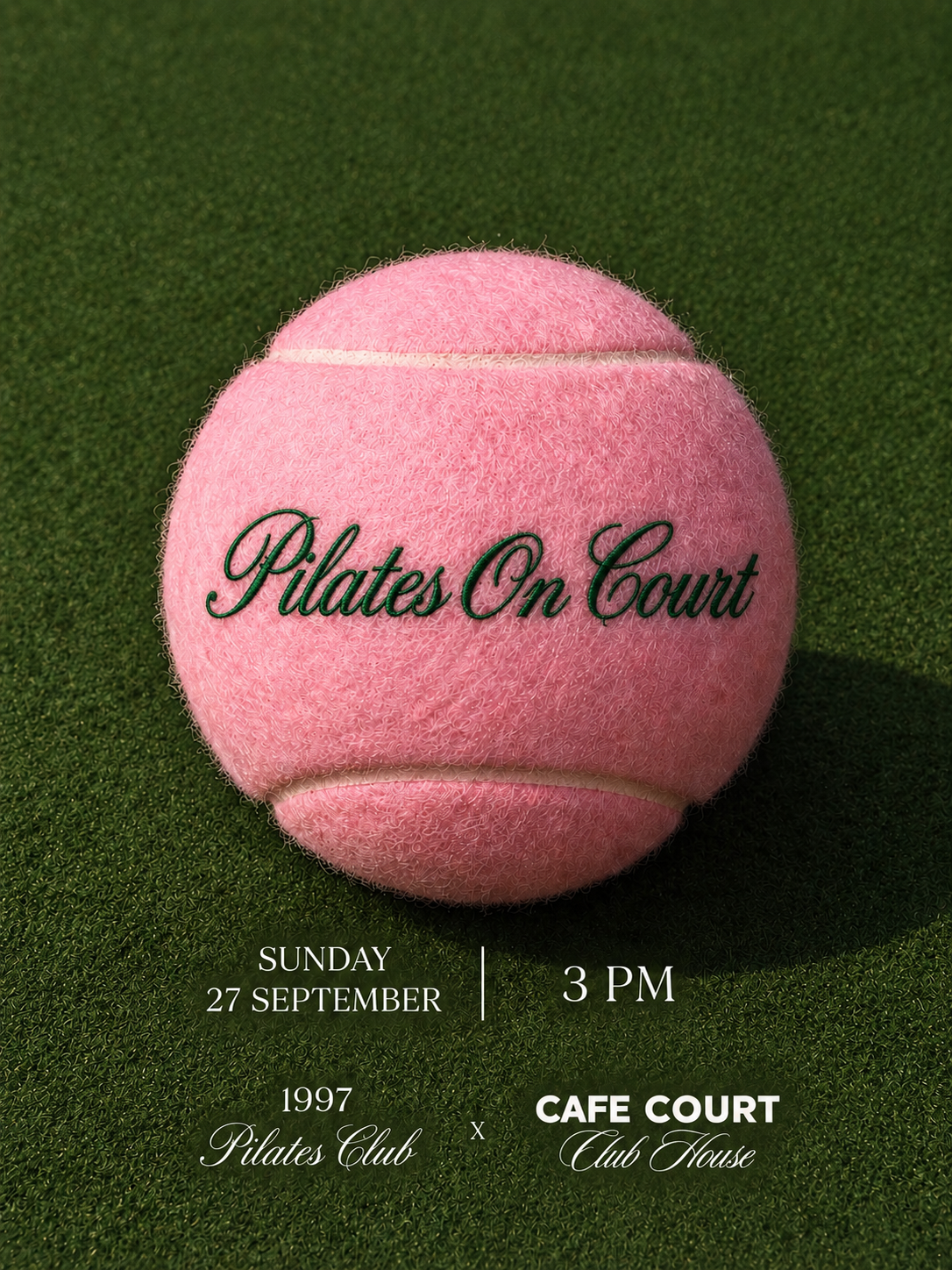 PARIS : Sunday September 27 | 3pm - Pilates on Court !