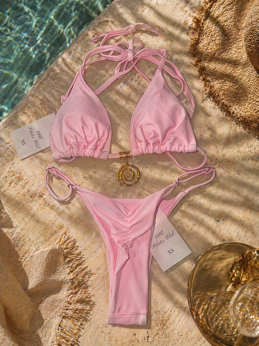 The Cheeky bikini coloris rose