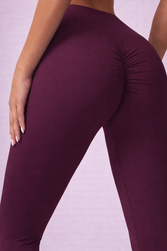 Legging Aphrodite coloris burgundy