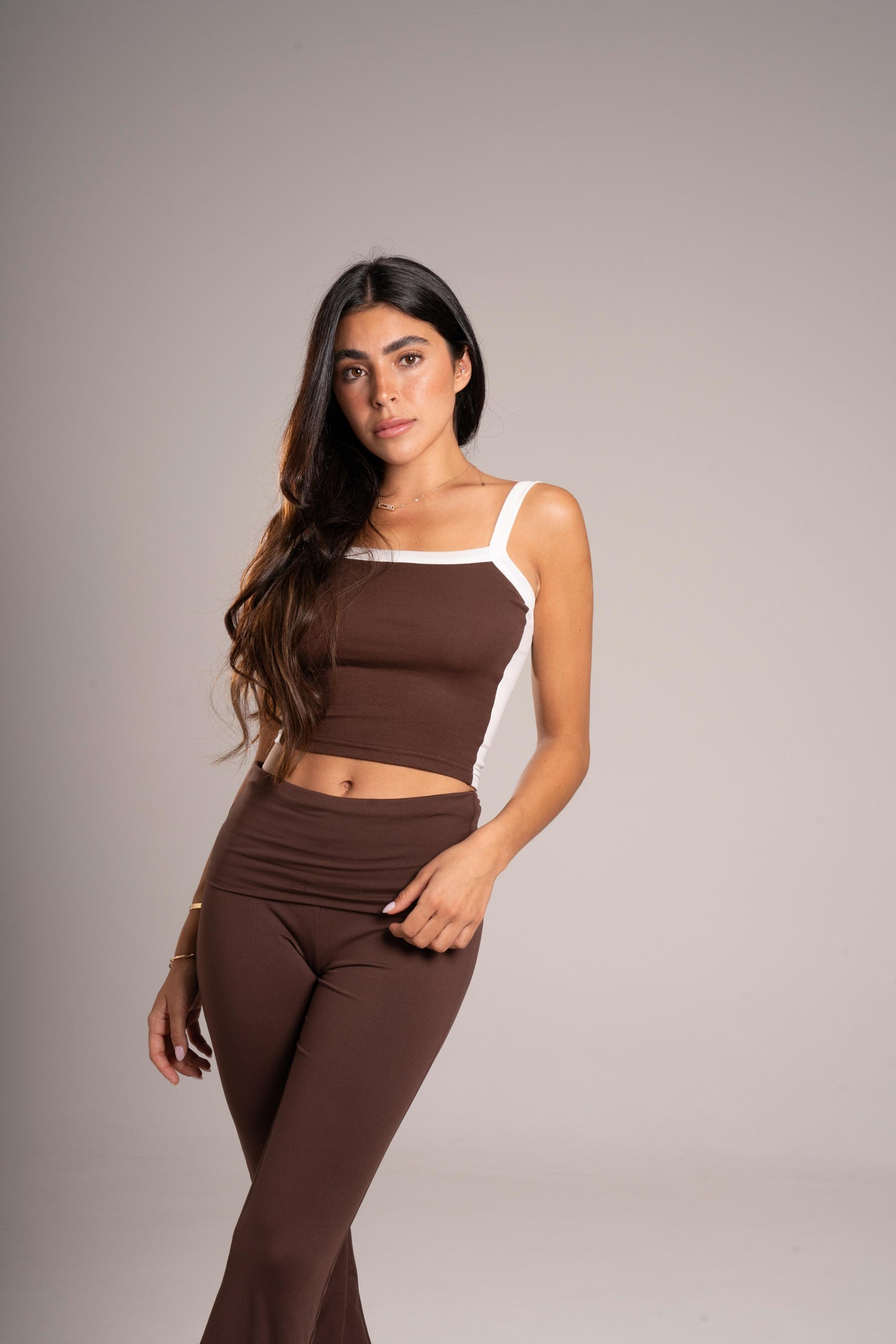 Top Malibu coloris chocolat