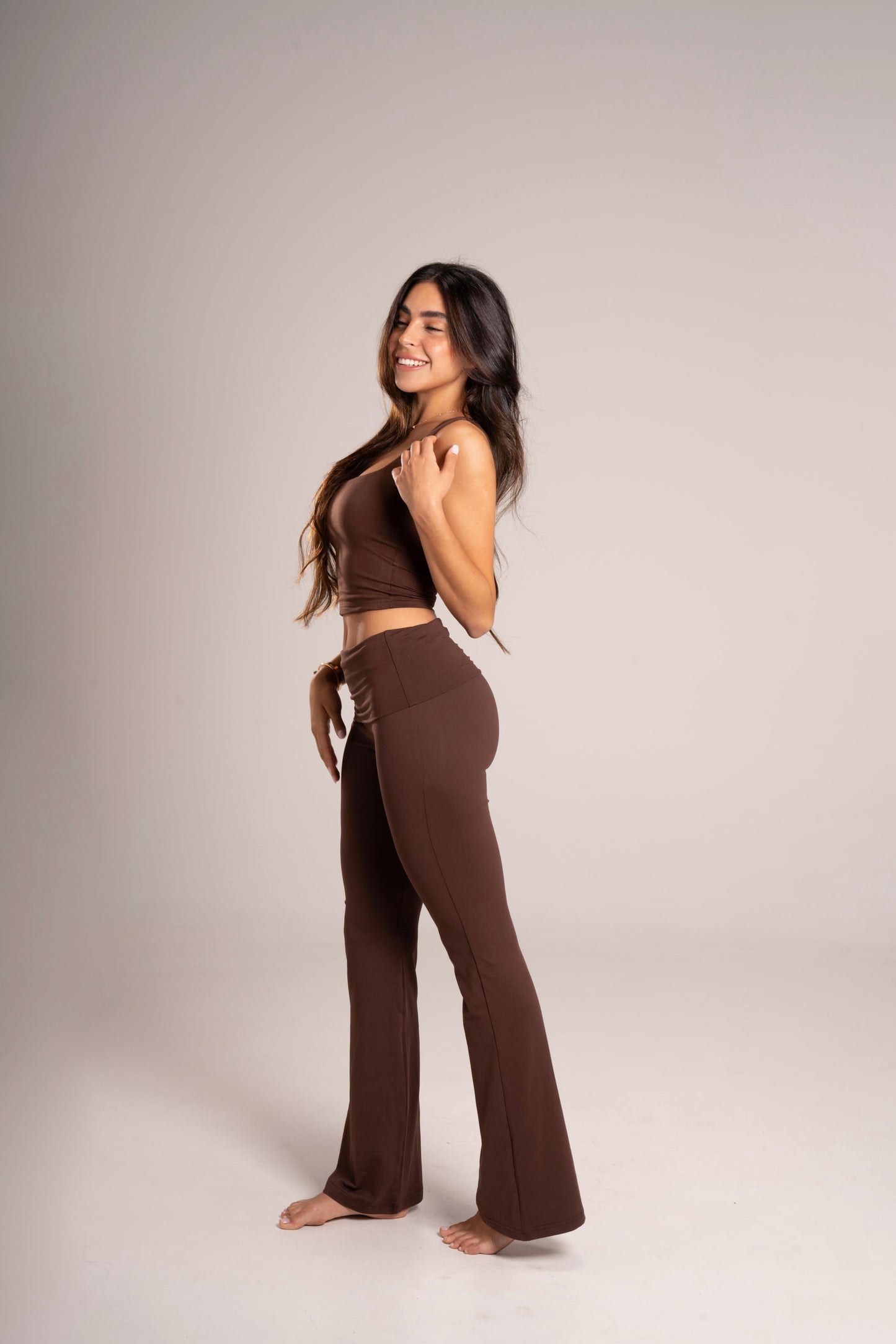 Top Melrose coloris chocolat