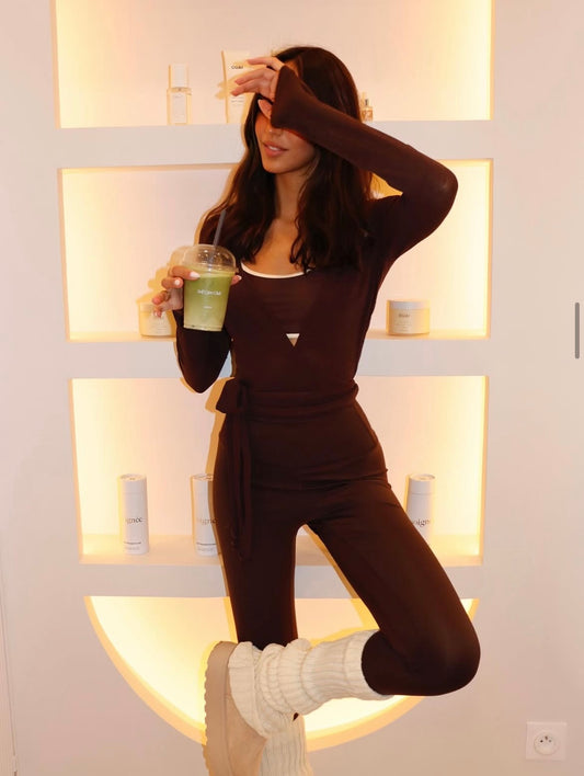 Legging Gtsaad coloris chocolat